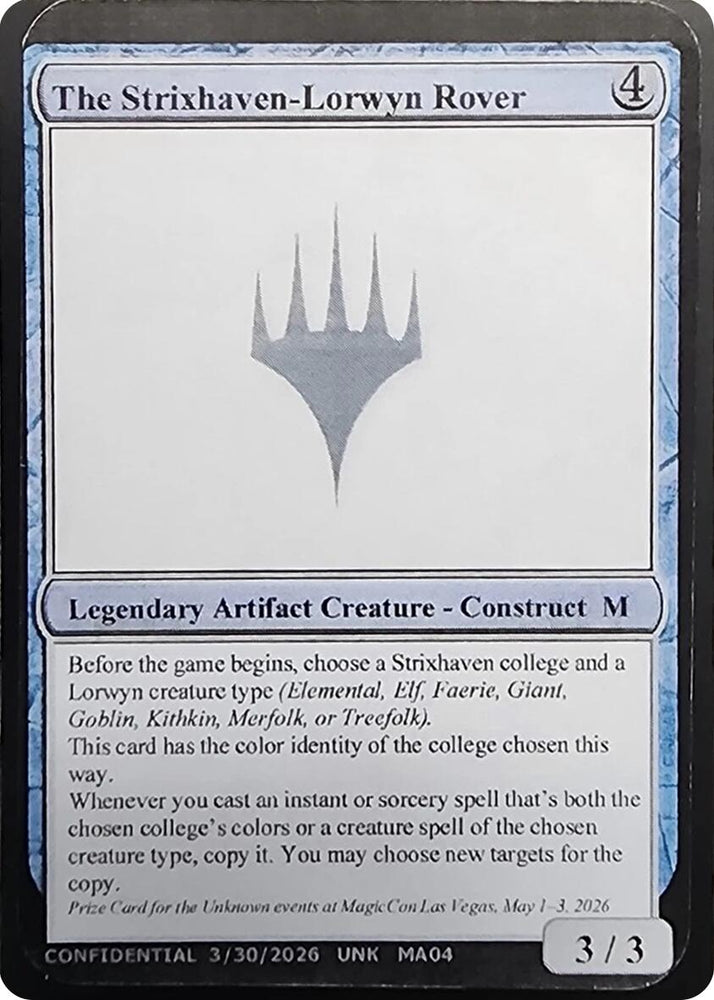 The Strixhaven-Lorwyn Rover [Unknown Event] Magic: The Gathering