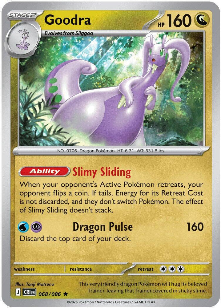 Goodra (068/086) (Deck Exclusive) [Mega Evolution: Chaos Rising] Pokémon