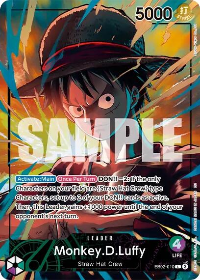 Monkey.D.Luffy (Official Playmat Limited Edition Vol.5) [One Piece Promotion Cards] Bandai
