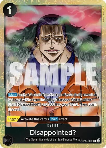 Disappointed? (Premium Card Collection -Best Selection Vol. 6-) [One Piece Promotion Cards] Bandai