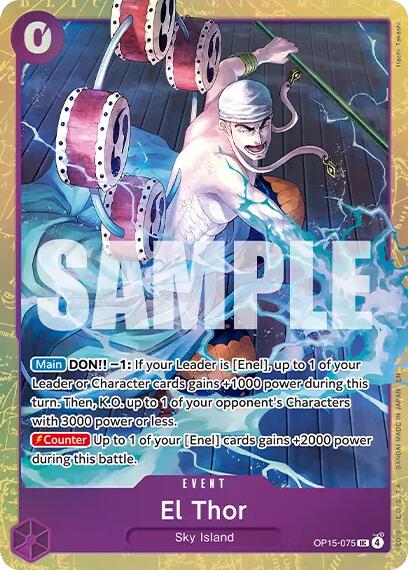 El Thor (Premium Card Collection -Best Selection Vol. 6-) [One Piece Promotion Cards] Bandai