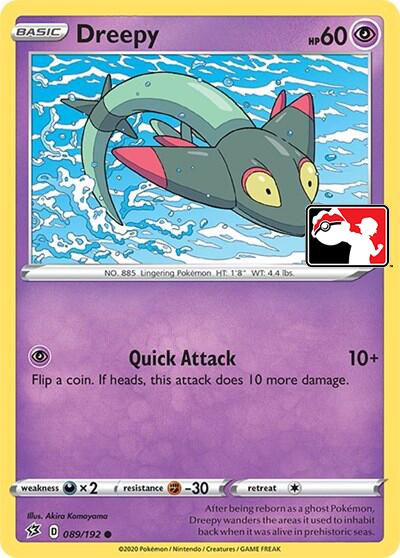 Dreepy (089/192) (Library Exclusive) [Sword & Shield: Rebel Clash] Pokémon