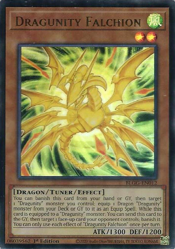 Dragunity Falchion [BLGG-EN012] Ultra Rare Yu-Gi-Oh!