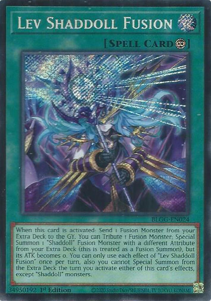 Lev Shaddoll Fusion [BLGG-EN024] Secret Rare Yu-Gi-Oh!