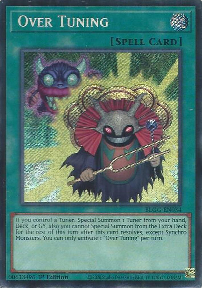 Over Tuning [BLGG-EN034] Secret Rare Yu-Gi-Oh!