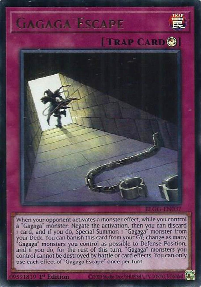Gagaga Escape [BLGG-EN037] Ultra Rare Yu-Gi-Oh!