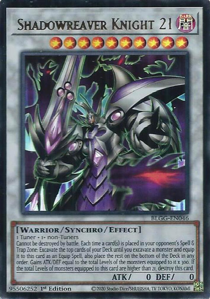 Shadowreaver Knight 21 [BLGG-EN046] Ultra Rare Yu-Gi-Oh!
