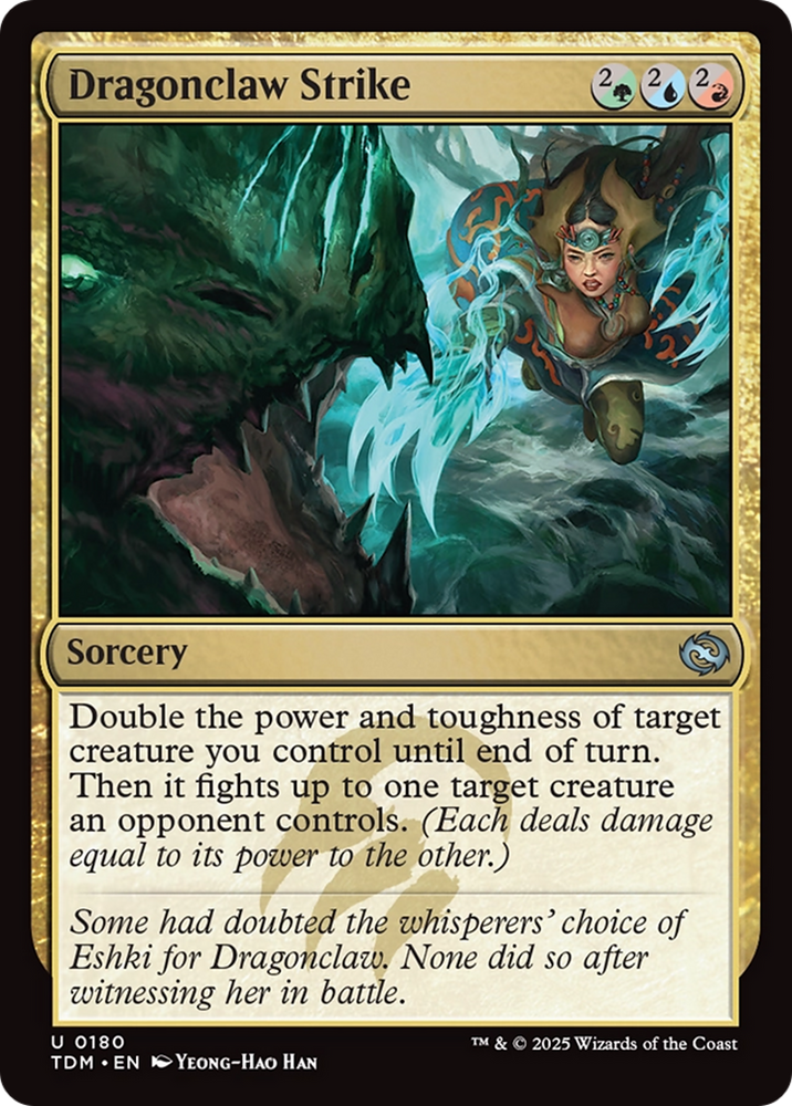 Dragonclaw Strike [Tarkir: Dragonstorm] Magic: The Gathering