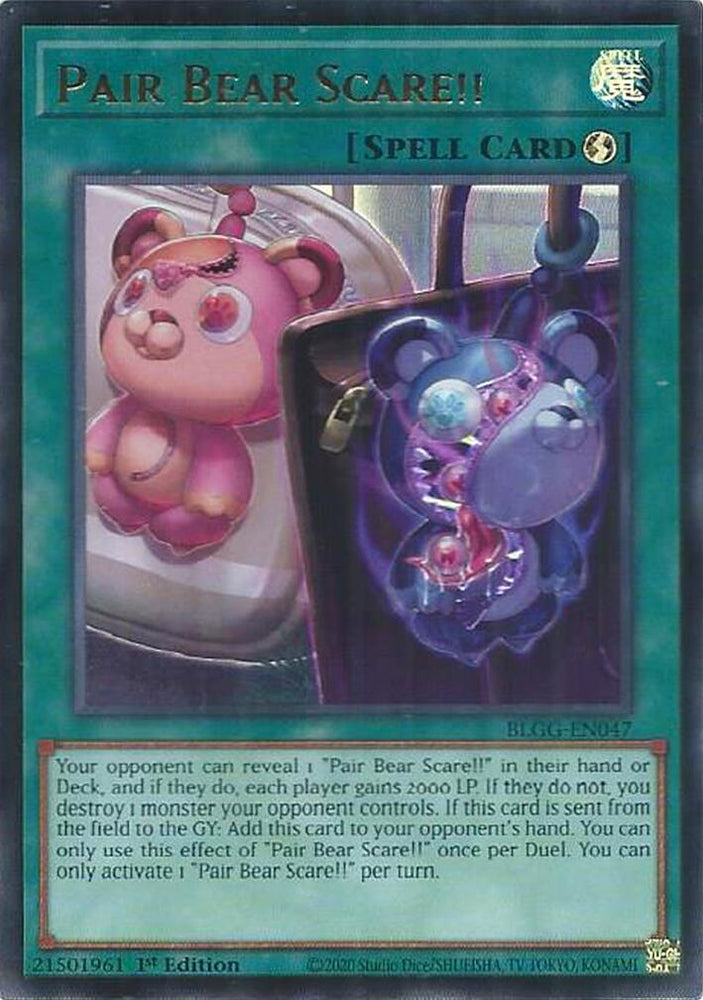 Pair Bear Scare!! [BLGG-EN047] Ultra Rare Yu-Gi-Oh!