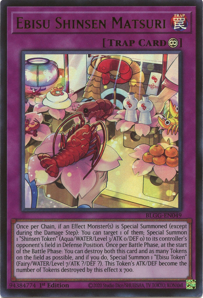 Ebisu Shinsen Matsuri [BLGG-EN049] Ultra Rare Yu-Gi-Oh!