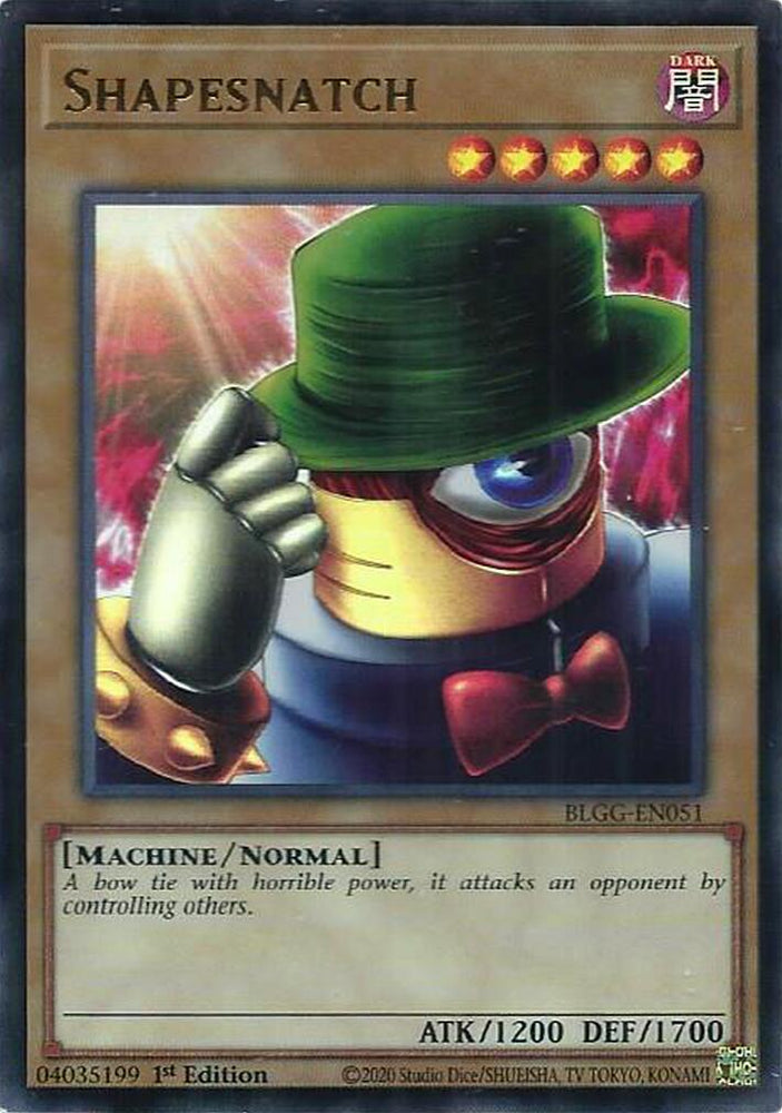 Shapesnatch [BLGG-EN051] Ultra Rare Yu-Gi-Oh!