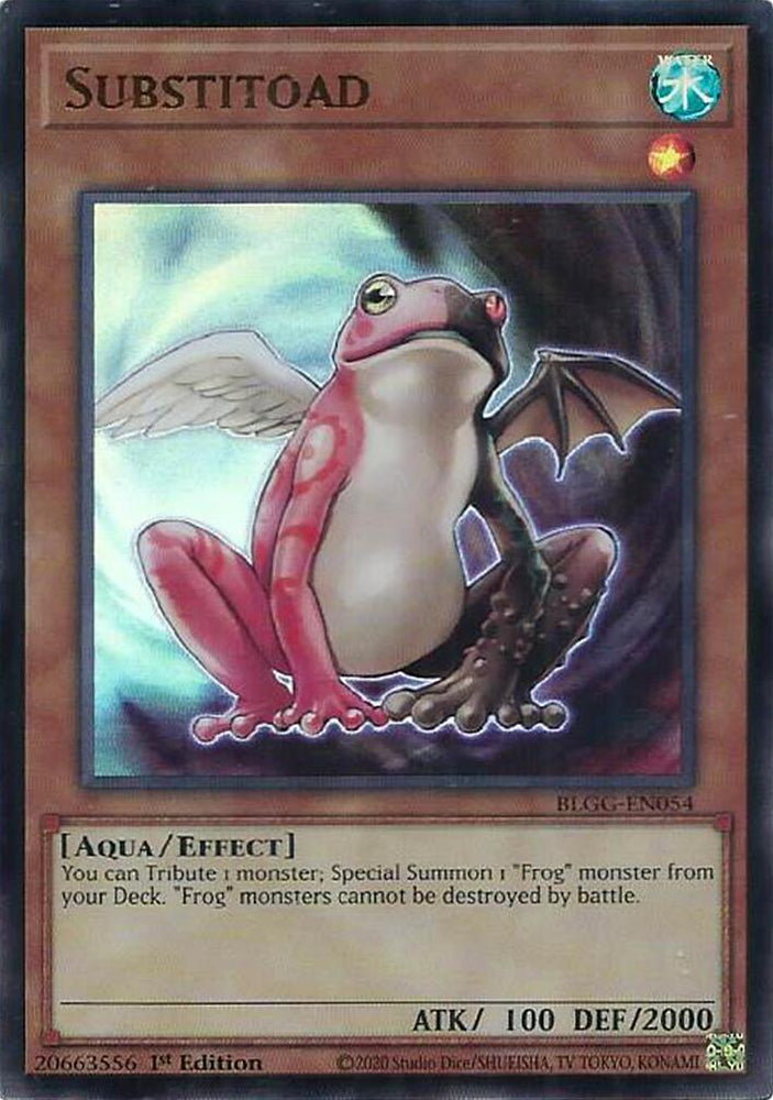Substitoad [BLGG-EN054] Ultra Rare Yu-Gi-Oh!