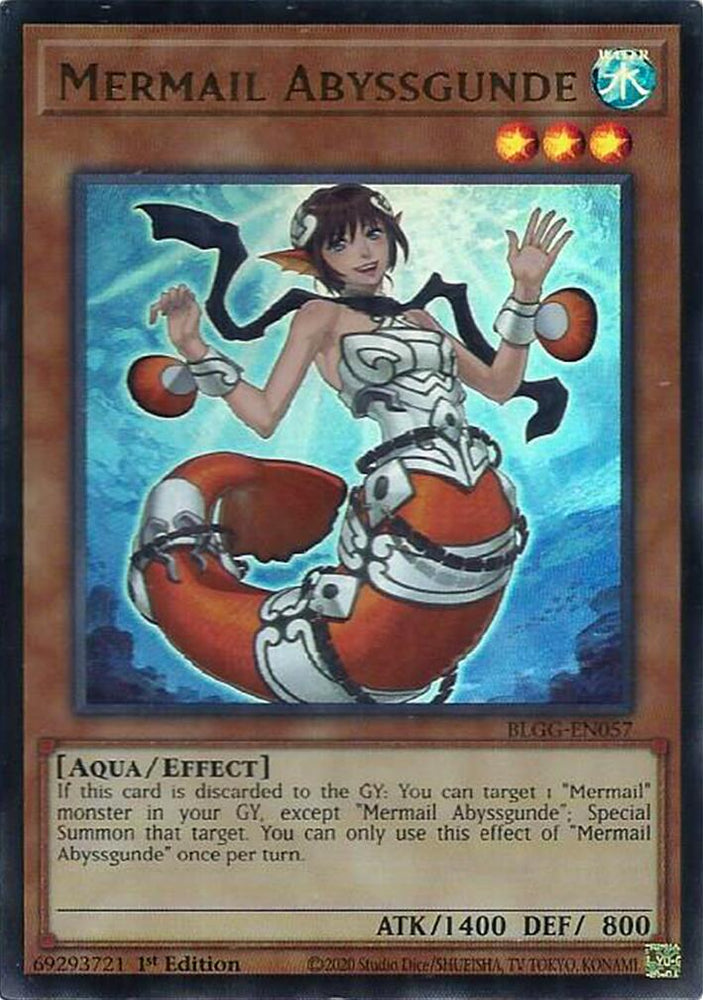 Mermail Abyssgunde [BLGG-EN057] Ultra Rare Yu-Gi-Oh!