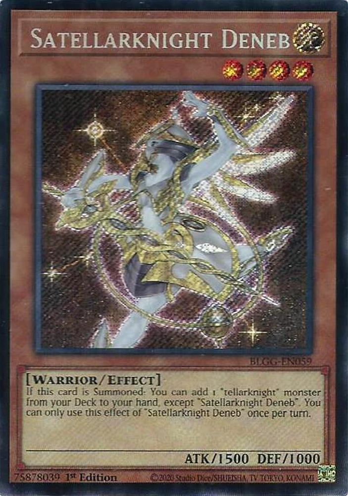 Satellarknight Deneb [BLGG-EN059] Secret Rare Yu-Gi-Oh!