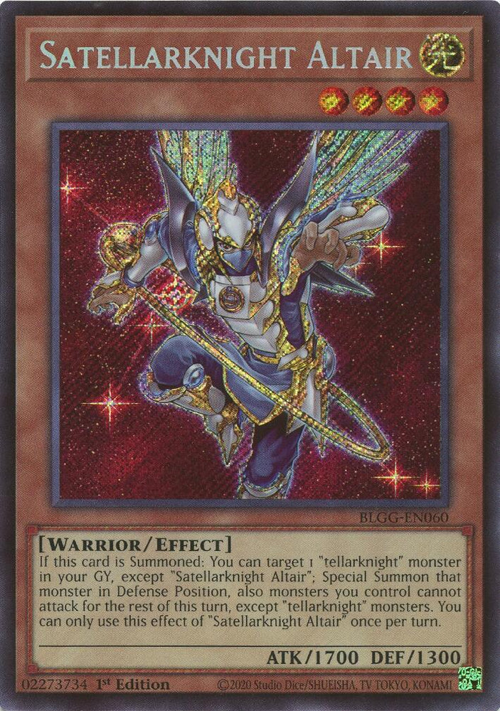 Satellarknight Altair [BLGG-EN060] Secret Rare Yu-Gi-Oh!