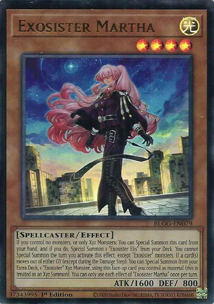 Exosister Martha [BLGG-EN079] Ultra Rare Yu-Gi-Oh!