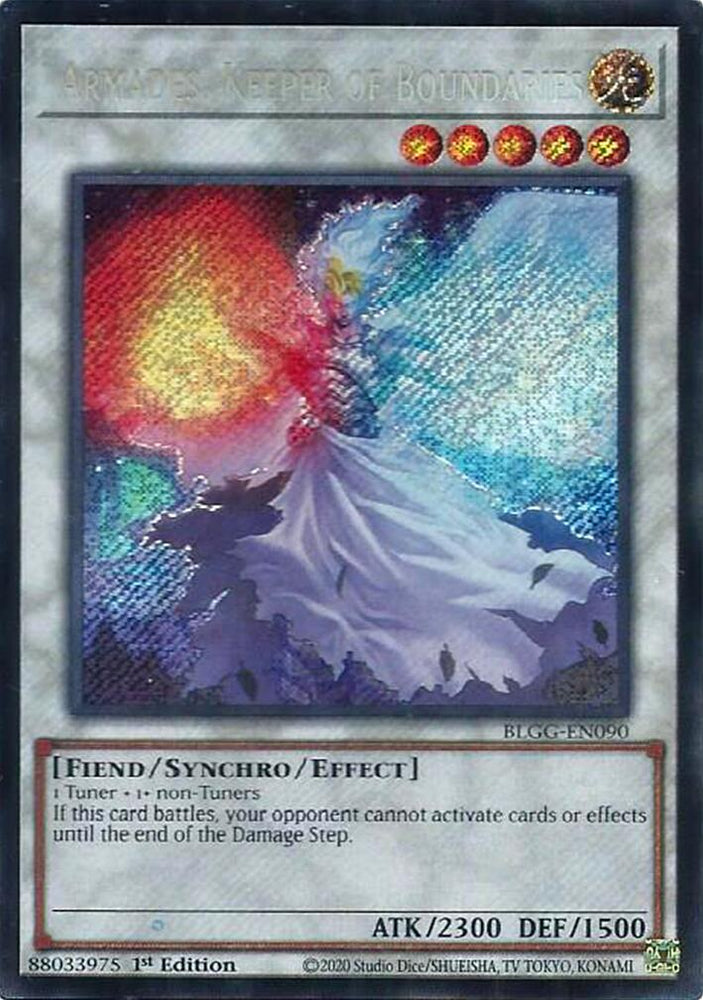 Armades, Keeper of Boundaries [BLGG-EN090] Secret Rare Yu-Gi-Oh!
