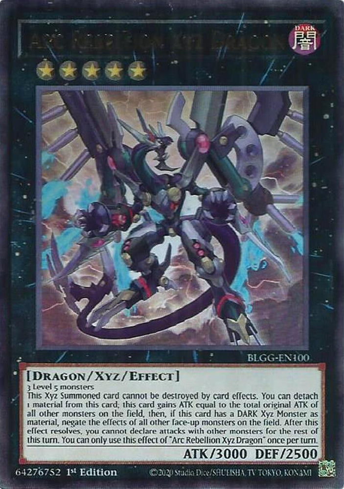 Arc Rebellion Xyz Dragon [BLGG-EN100] Ultra Rare Yu-Gi-Oh!