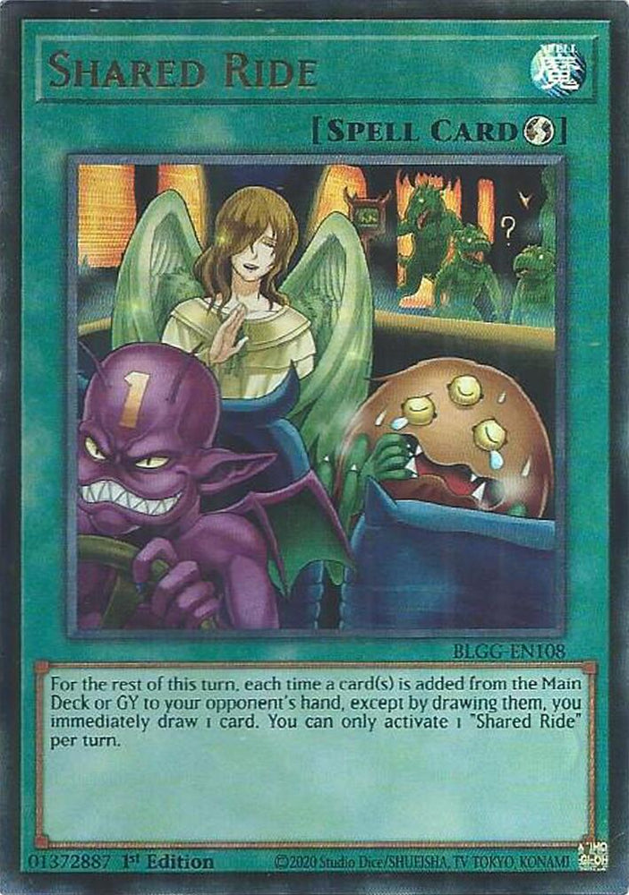 Shared Ride [BLGG-EN108] Ultra Rare Yu-Gi-Oh!