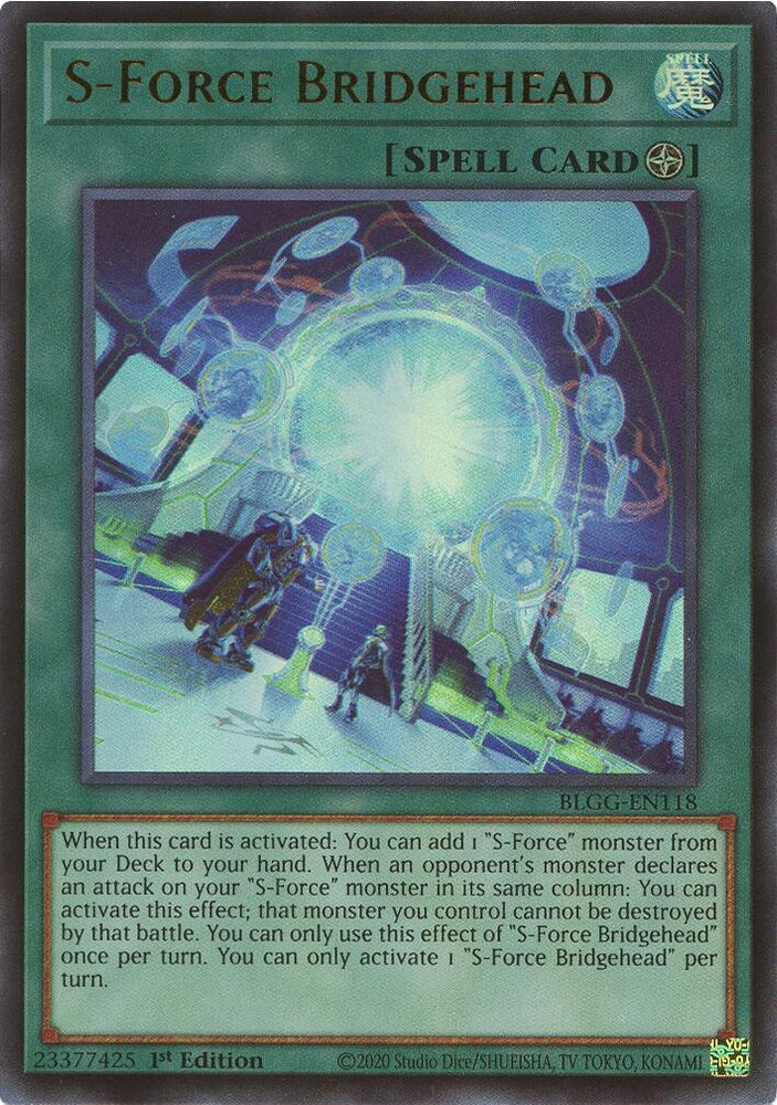 S-Force Bridgehead [BLGG-EN118] Ultra Rare Yu-Gi-Oh!