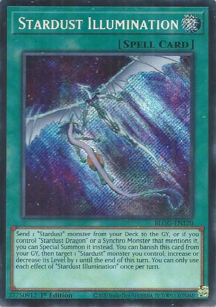 Stardust Illumination [BLGG-EN120] Secret Rare Yu-Gi-Oh!