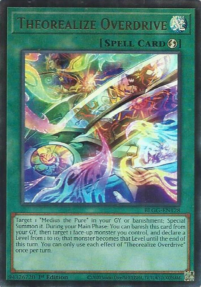 Theorealize Overdrive [BLGG-EN128] Ultra Rare Yu-Gi-Oh!
