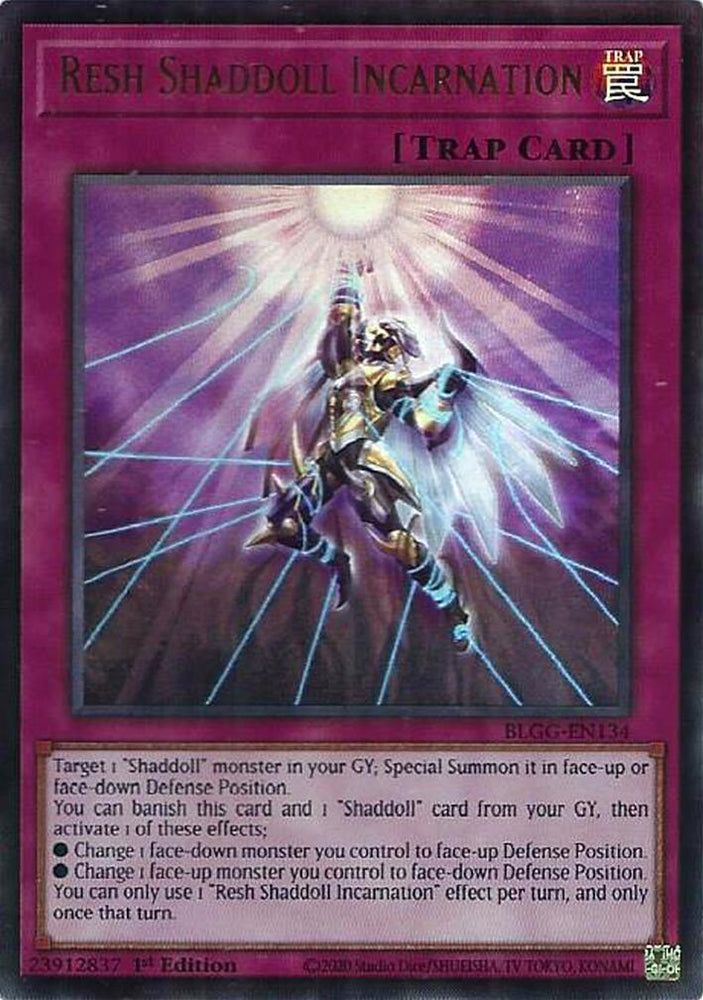 Resh Shaddoll Incarnation [BLGG-EN134] Ultra Rare Yu-Gi-Oh!