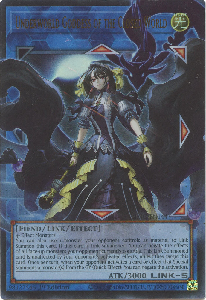 Underworld Goddess of the Closed World [BLGG-EN144] Ultra Rare Yu-Gi-Oh!