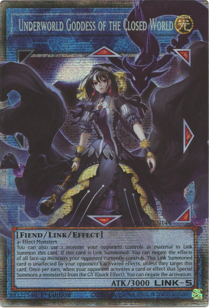 Underworld Goddess of the Closed World (Starlight Rare) [BLGG-EN144] Starlight Rare Yu-Gi-Oh!