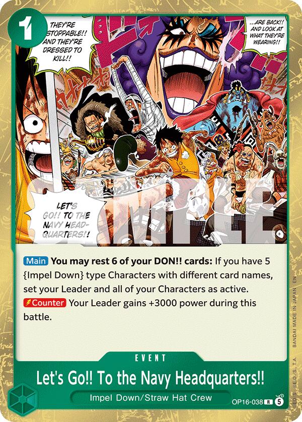Let's Go!! To the Navy Headquarters.. [The Time of Battle] Bandai