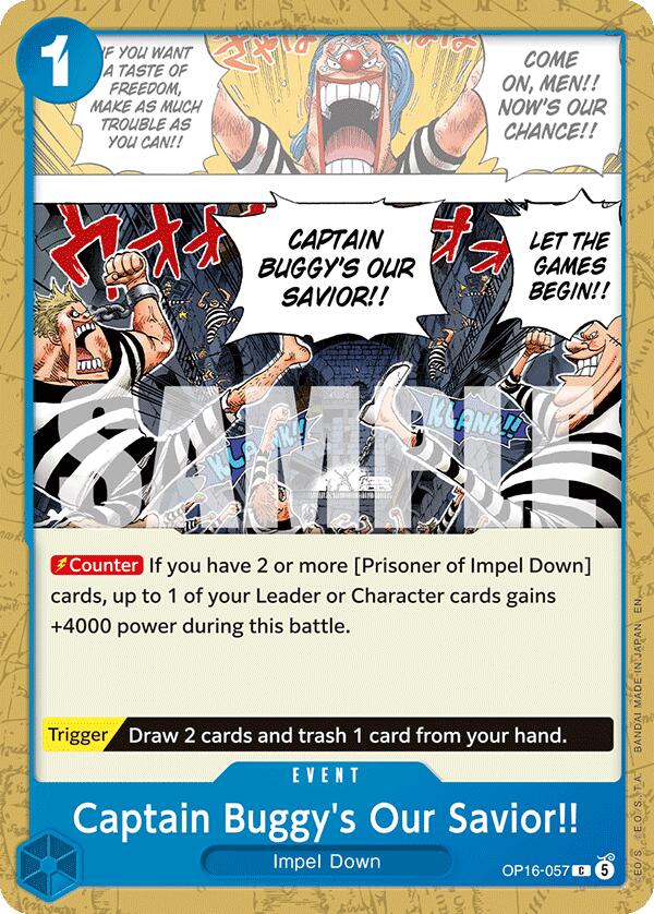 Captain Buggy's Our Savior!! [The Time of Battle] Bandai