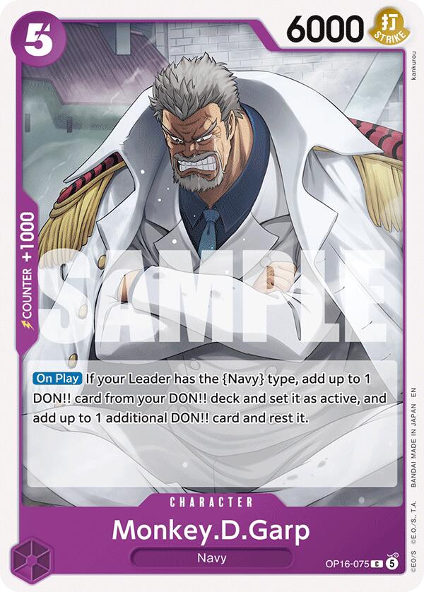 Monkey.D.Garp [The Time of Battle] Bandai