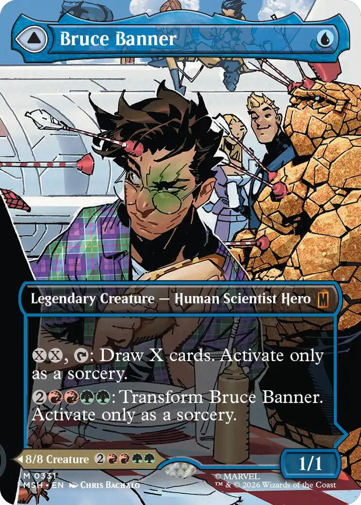 Bruce Banner (Borderless) (0331) [Marvel Super Heroes] Magic: The Gathering