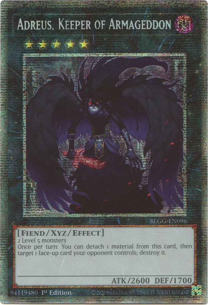 Adreus, Keeper of Armageddon (Starlight Rare) [BLGG-EN096] Starlight Rare Yu-Gi-Oh!