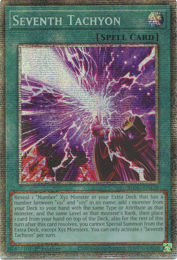 Seventh Tachyon (Starlight Rare) [BLGG-EN126] Starlight Rare Yu-Gi-Oh!