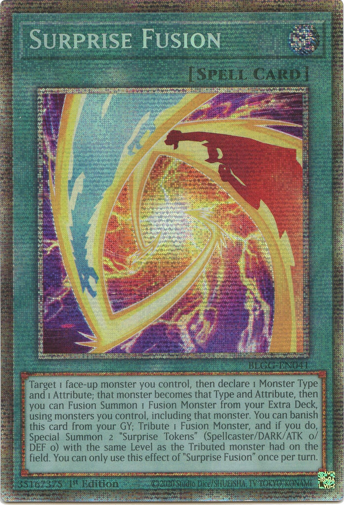Surprise Fusion (Starlight Rare) [BLGG-EN041] Starlight Rare Yu-Gi-Oh!