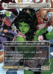 Jennifer Walters // The Sensational She-Hulk (Borderless) (0328) [Marvel Super Heroes] Magic: The Gathering