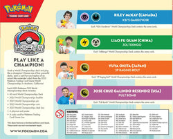 2025 World Championship Deck Display Pokémon