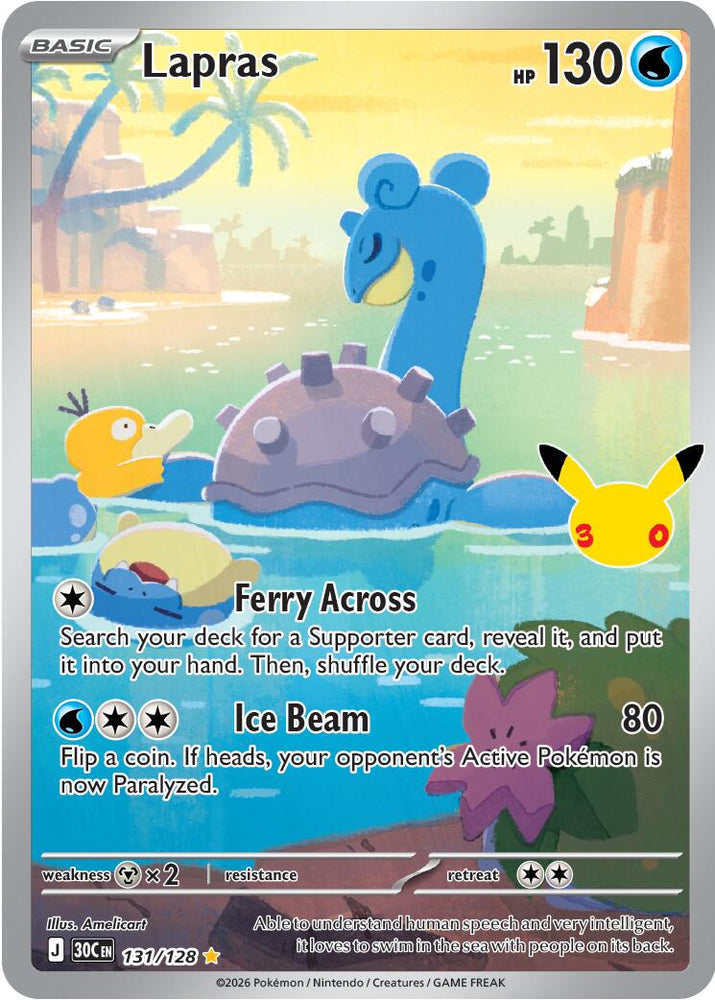 Lapras (131/128) [Mega Evolution: 30th Celebration] Pokémon