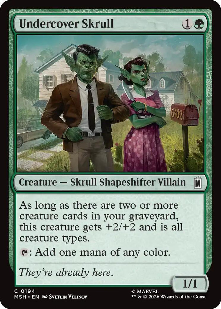 Undercover Skull [Marvel Super Heroes] Magic: The Gathering