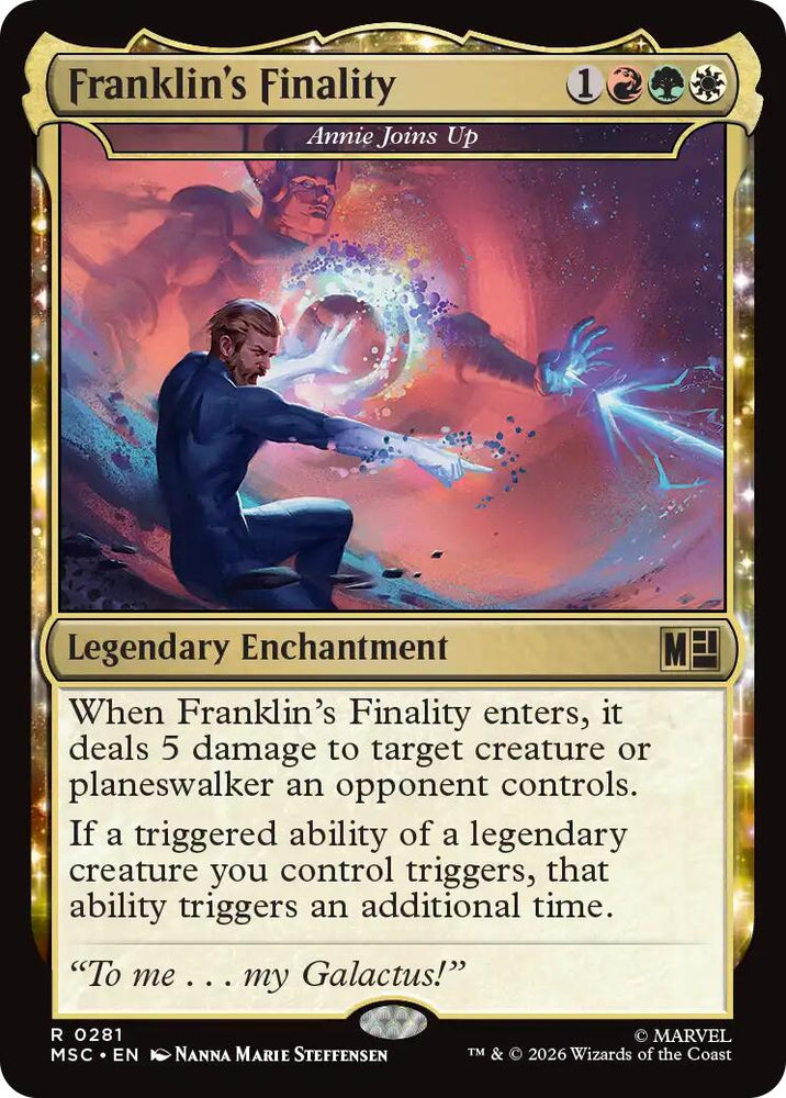Franklin's Finality - Annie Joins Up [Marvel Super Heroes Commander] Magic: The Gathering