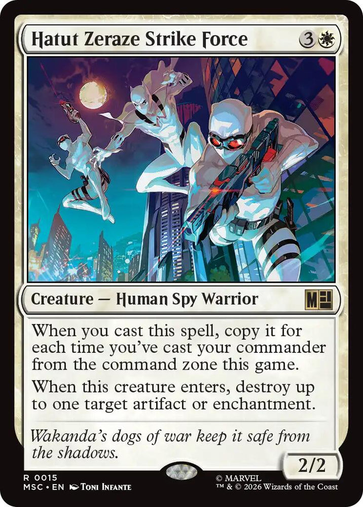 Hatut Zeraze Strike Force (Surge Foil) [Marvel Super Heroes Commander] Magic: The Gathering