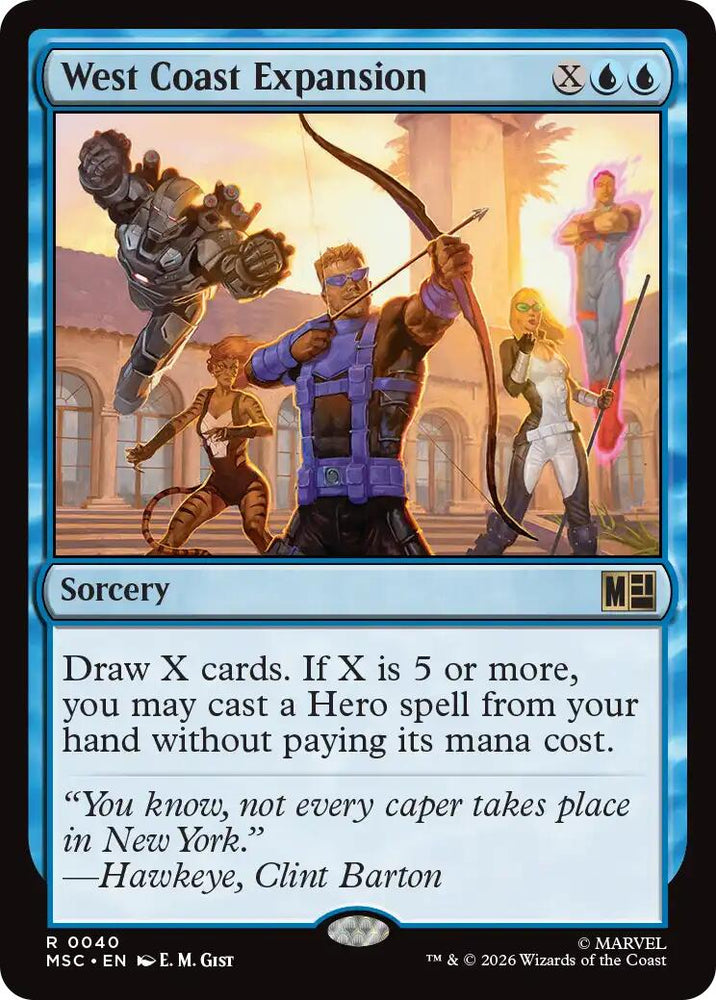 West Coast Expansion (Surge Foil) [Marvel Super Heroes Commander] Magic: The Gathering