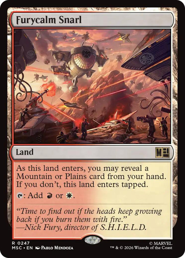 Furycalm Snarl (Surge Foil) [Marvel Super Heroes Commander] Magic: The Gathering