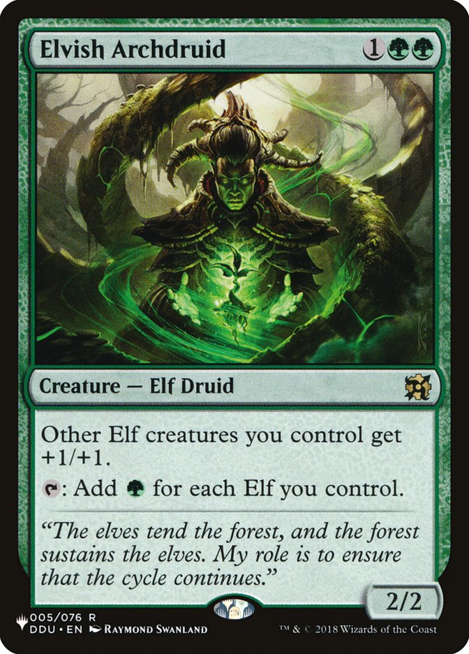 Elvish Archdruid [The List] Magic: The Gathering