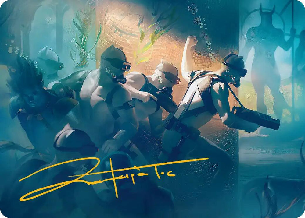 Martial Coup Art Card (Gold-Stamped Signature) [Marvel Super Heroes Art Series] Magic: The Gathering