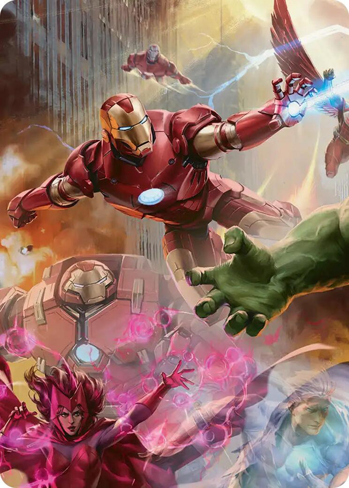Iron Man, Futurist Paragon Art Card [Marvel Super Heroes Art Series] Magic: The Gathering