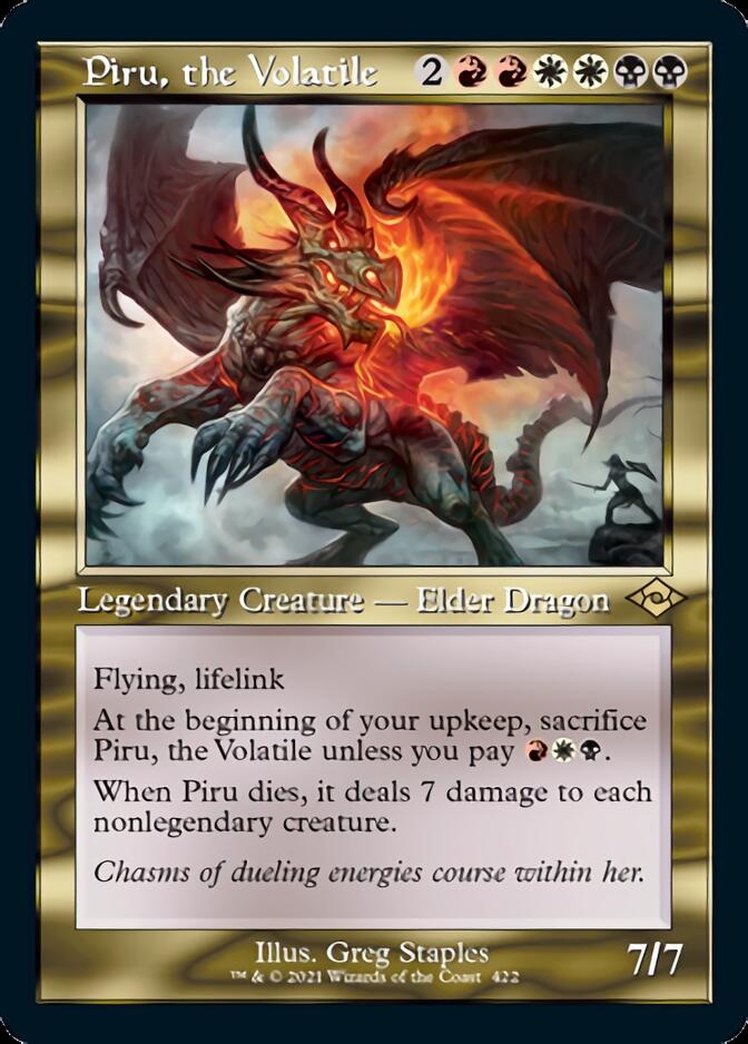 Piru, the Volatile (Retro) [Modern Horizons 2] Magic: The Gathering