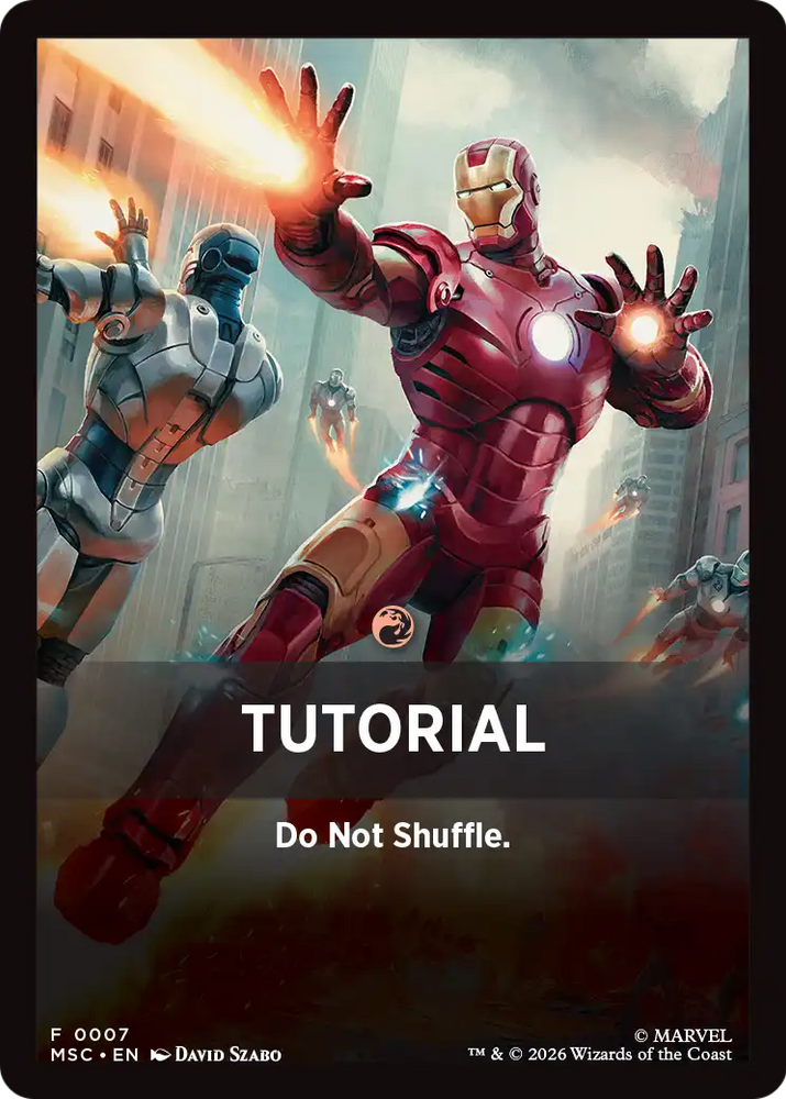 Tutorial Theme Card (0007) [Marvel Super Heroes Commander] Magic: The Gathering
