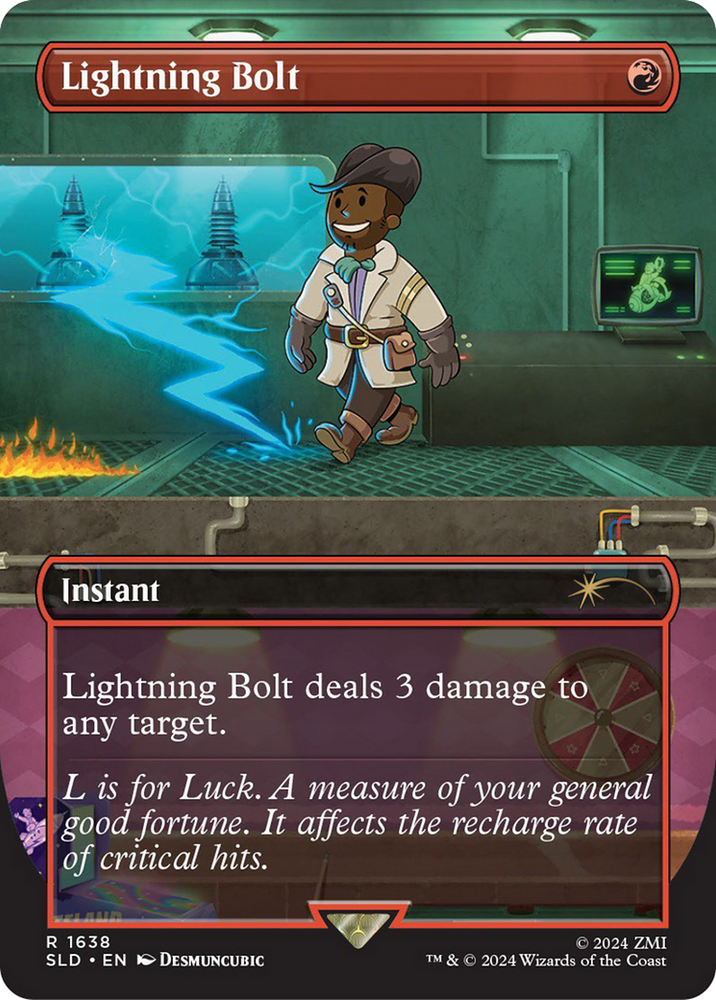 Lightning Bolt (1638) [Secret Lair Drop Series] Magic: The Gathering